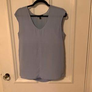 Size 4 light blue J. Crew cap sleeve blouse